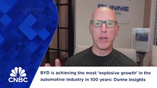 BYD is achieving the most 'explosive growth' in the automotive industry in 100 years: Dunne Insights