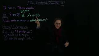 The Existential Quantifier (∃) Introduced