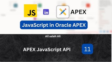 JavaScript in Oracle APEX :Oracle APEX JavaScript API [11] ( English subtitles)