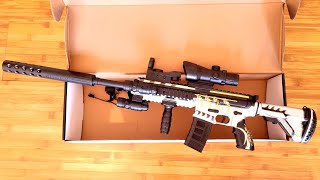 M416 Gel Blaster with Drum Unboxing 2025 - electric splatter ball toy gun