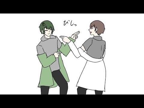 【手描き】ひなにきとiemonさんでスタイリッシュいちまんじゃく