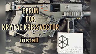 PERUN】KRYTAC電動ガンKRISSVECTORに PERUNをインストール!!ペルン