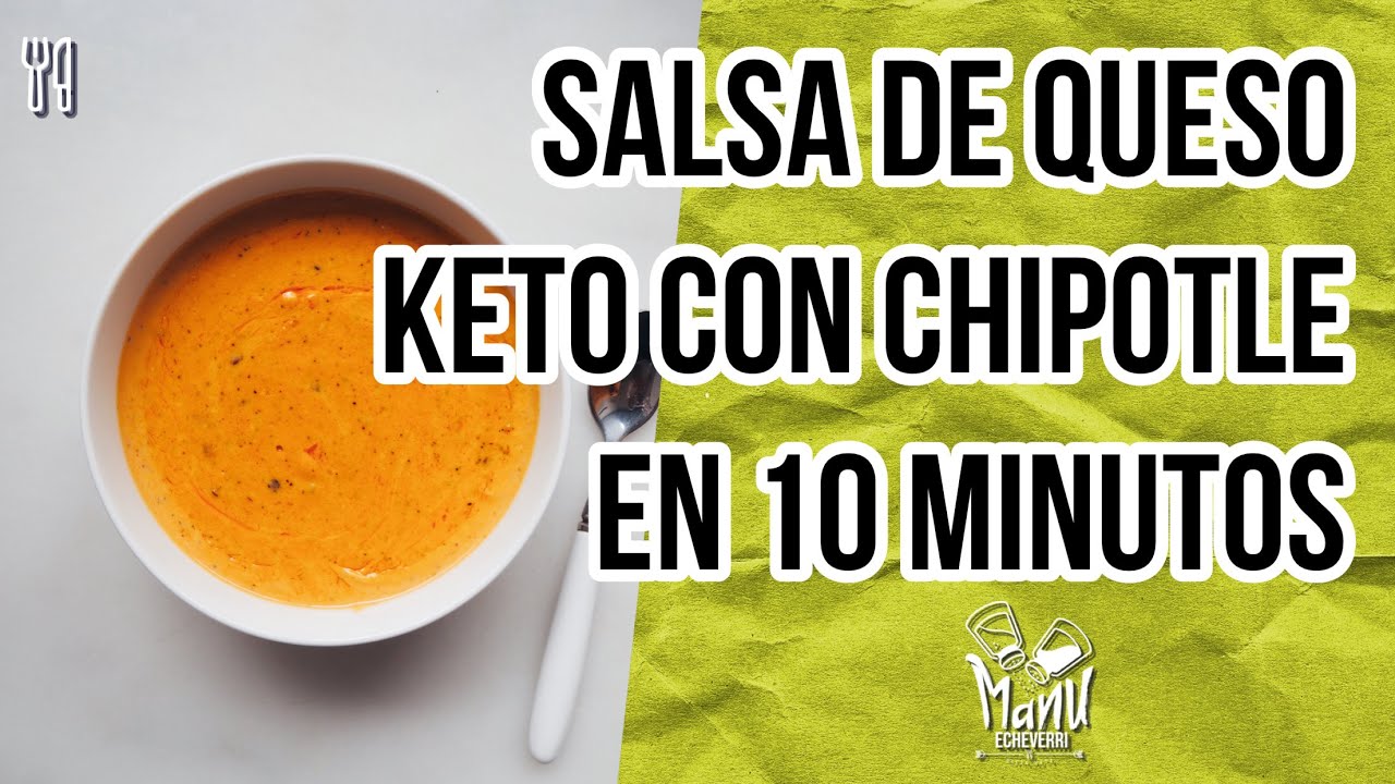 🧀 SALSA KETO DE QUESO CON CHIPOTLE EN 10 MINUTOS DIP DE QUESO KETO