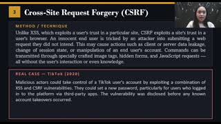 Computer Security - Web Attacks by: ALTHEA KYTHE T. MUYANO