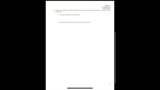 [Math] Algebra 1B 5-7 Sample Work Show All Work 21. Identify the minimum, first quartile, median, th