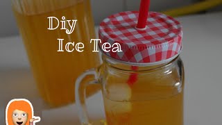 Diy Ice Tea/ijs thee maken//RedHeaDiy//