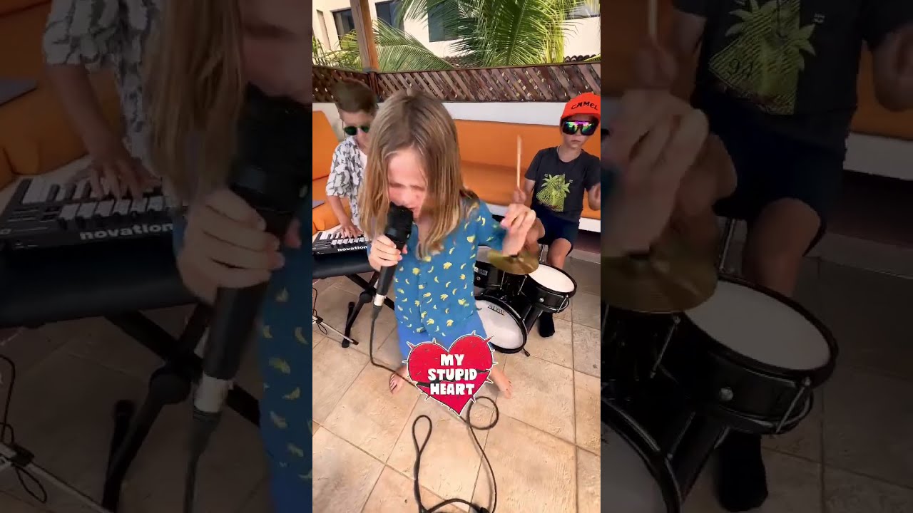 Our Kids Covering New Song My Stupid Heart Walkofftheearth Shorts