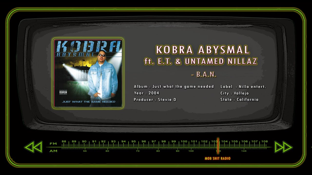KOBRA ABYSMAL ft. E.T., UNTAMED NILLAZ - B.A.N.