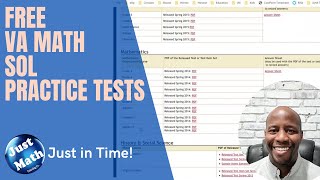 How To Find Free Math Sol Practice Tests