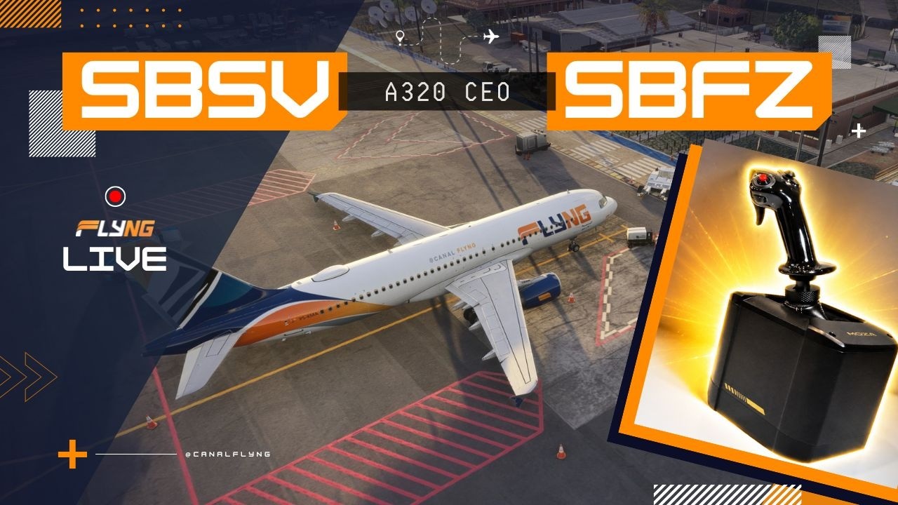 🔴Piloto Real de Airbus - Testando MOZA AB9