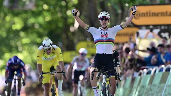 Last Km Pogacar vs Van Der Poel - Stage 4 - Tour de France 2025