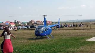 Красивые взлëты Robinson R44.