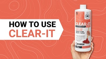 Unclog RV Toilet Clogs with Clear-It - Unique Camping + Marine