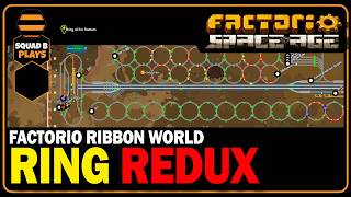 Factorio Space Age: RING RAIL REDUX The RING RAILWAY - Circular Rails