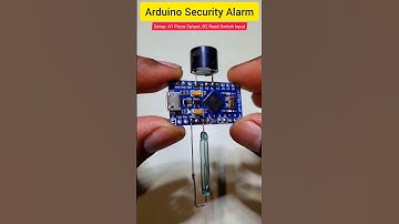 Arduino Security Alarm using Reed Switch 🚨 Electronics Project 🔥🔥 #shorts #electroeshu #arduino
