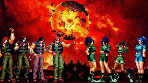 Ralf Team VS Leona Team [KOFMUGEN]