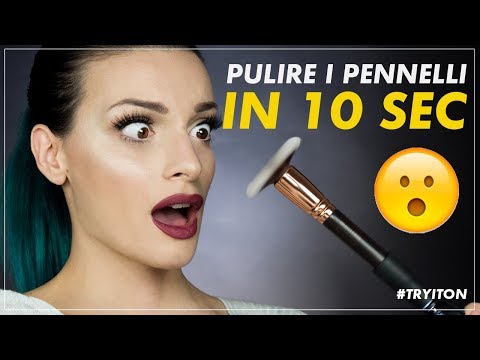 COME PULIRE I PENNELLI IN 10 SECONDI - Try It On #26