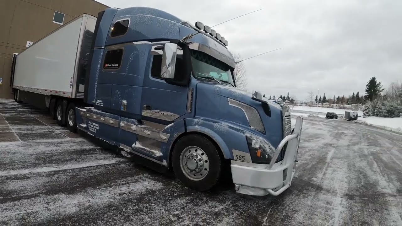 Дальнобой США..  Приключения в Миннесоте.. 