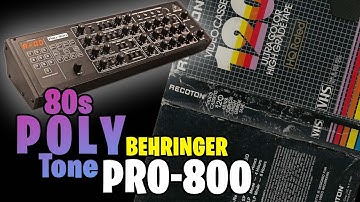 Behringer Pro-800 (DEMO no talking)
