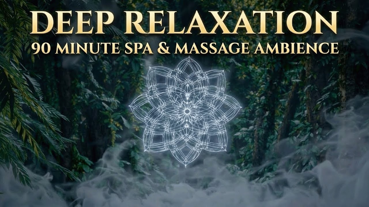 90 Min Deep Massage Music 🌿 Spa Relaxation & Reiki Healing