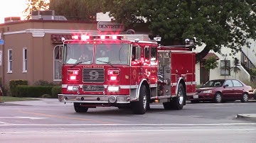 LBFD Engine 9 and Rescue 9 Responding & Rescue 13 Transporting