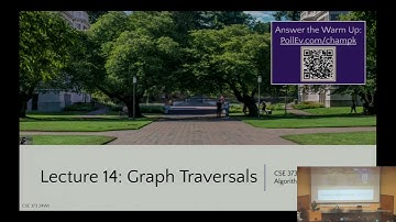 [CSE 373 WI24] Lecture 14: Graph Traversals