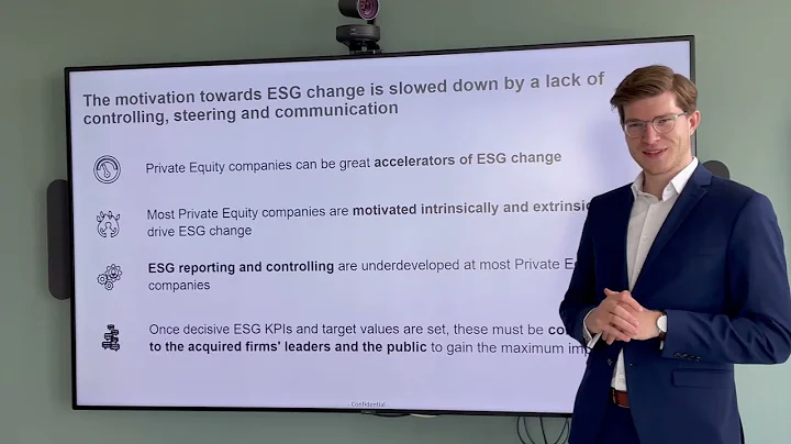 How can the Private Equity Industry become more sustainable? - ESG Leadership in Private Equity
