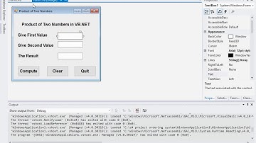Product of Two Numbers in VB.NET