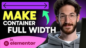How to MAKE a CONTAINER FULL WIDTH in Elementor (Step by Step) 2025