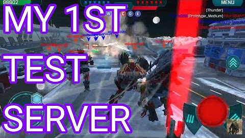 WAR ROBOTS New Medium Autofire Rapid Shotting Weapon Test Server 6 May 2017