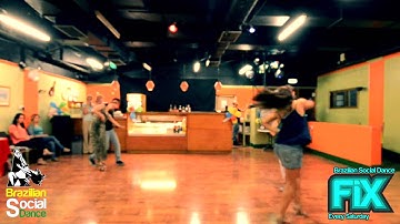 Zouk Demo Arthur & Aiste Jonny & Julia after class at FIX London