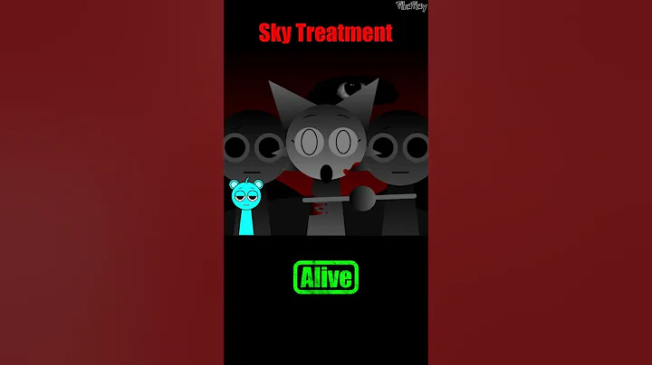 Simon in Wenda Jevin Owackx Sky Durple Oren Raddy Black TREATMENT #sprunki #incredibox