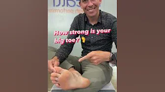 Runners: how strong is your big toe?