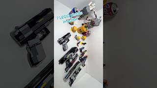 7 Working LEGO pistols in action SHOOTING