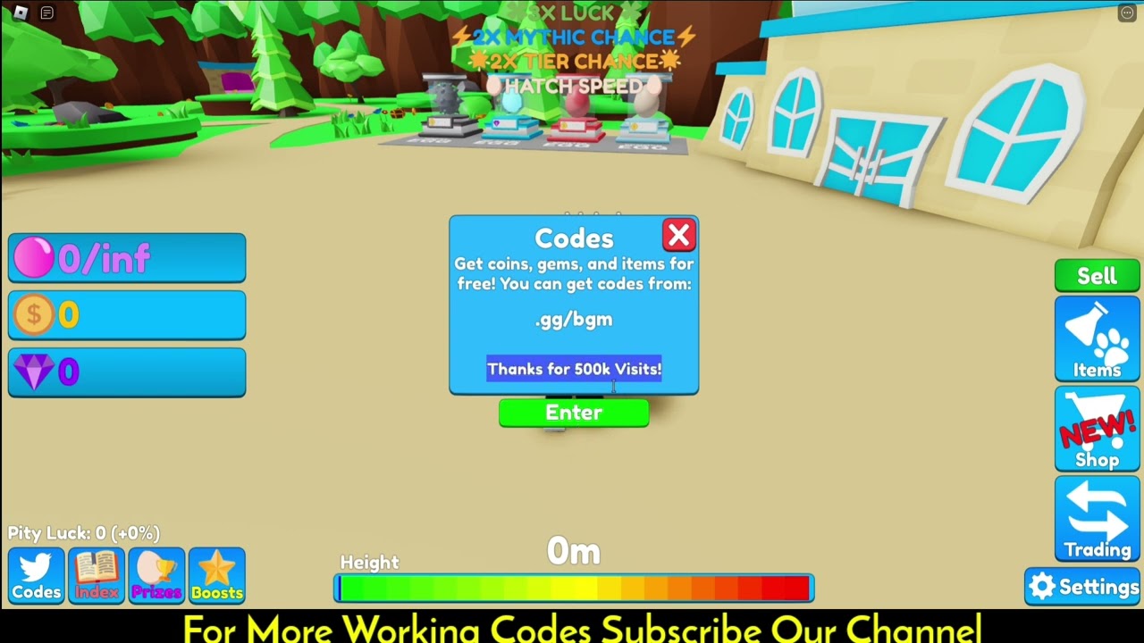 Tổng hợp code Bubble Gum Mayhem và cách nhập 