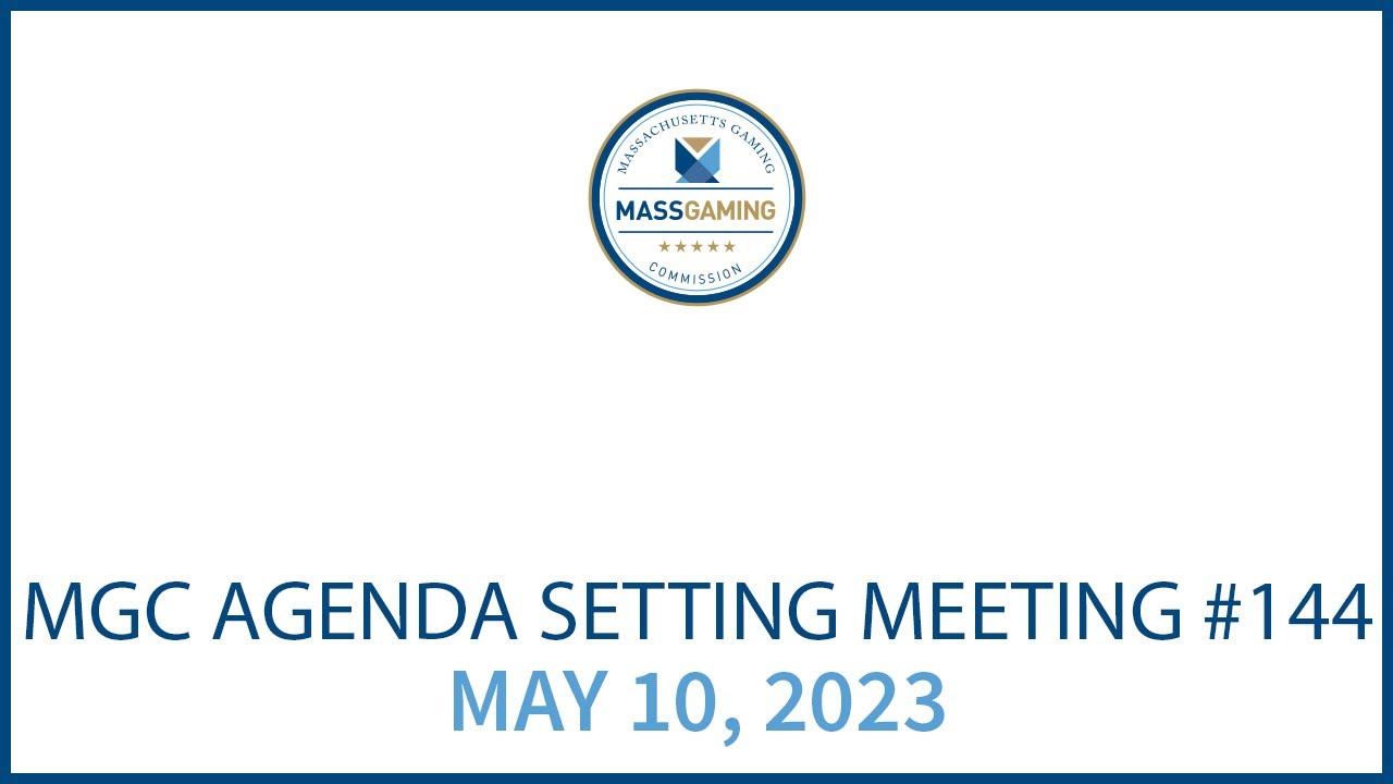 MGC Agenda Setting Meeting May 10, 2023 YouTube