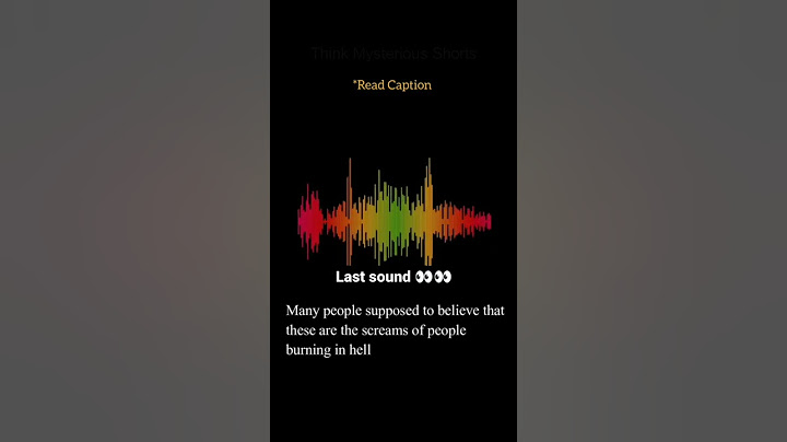 Scary sound recorded under the world deepest hole #shorts