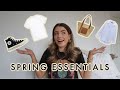 10 SPRING WARDROBE ESSENTIALS // Charlotte Olivia