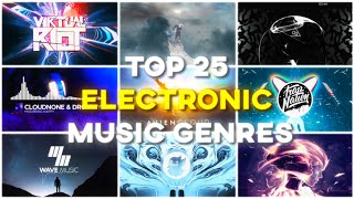 Top 25 Genres of Electronic Music