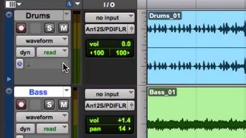 Pro Tools Ignite - Video Review - Chapter - 02.2 Track Columns