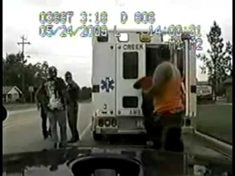 Police Misconduct - Highway Patrol pulls over an ambulance en route to ...