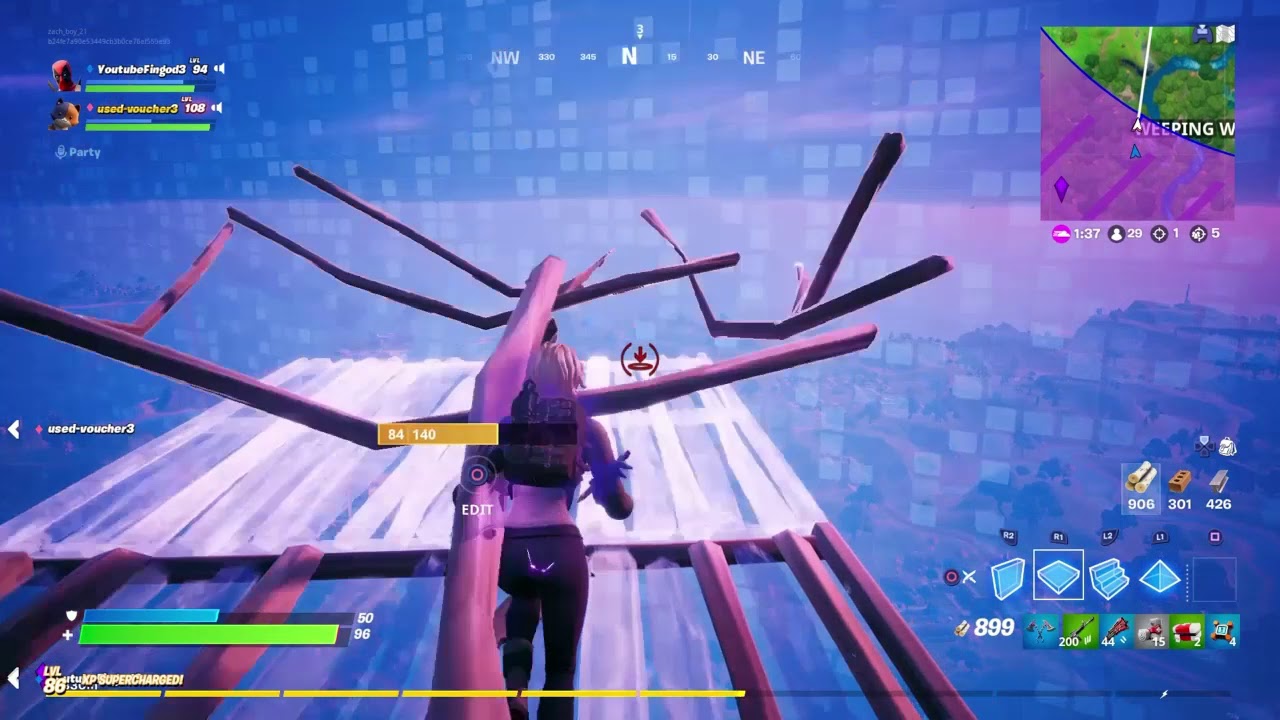 Fortnite sky bases and a meme start win YouTube