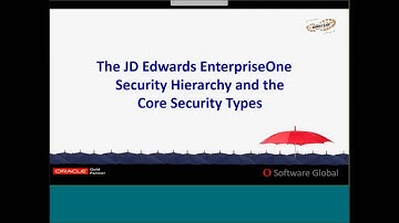 QSoftware & Quistor - JD Edwards E1 9.x Security Bootcamp