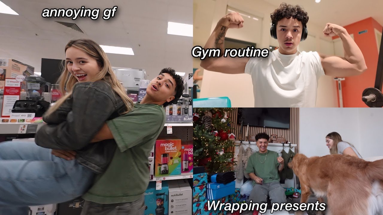 Waking up at 5AM to XMAS shop a day before XMAS | Prep for new year routine, wrapping gifts, & gym