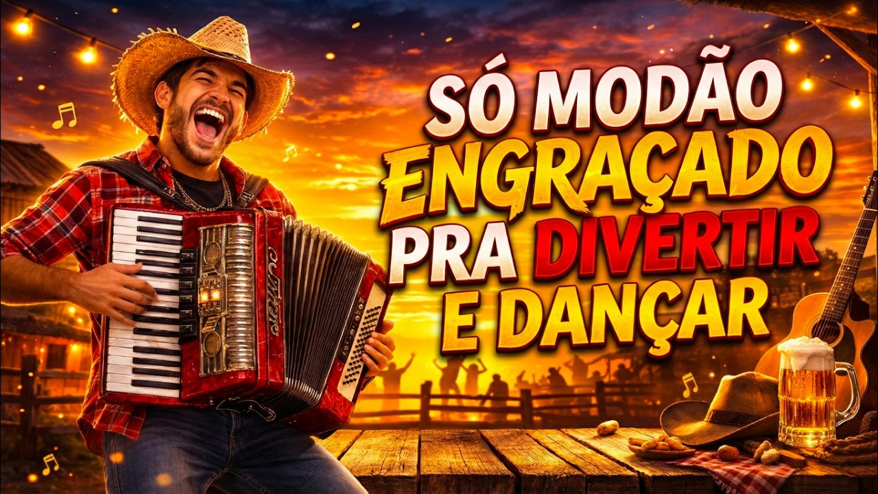 1 Hora de Sertanejo Engraçado e Animado para Dançar no Churrasco | Modão, Zoação & Causos