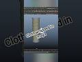 Easy way to make cloth wrapped in maya #autodeskmaya