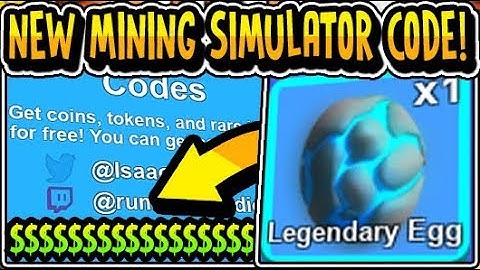 "ALL NEW 1 YEAR UPDATE EGG CODES 2019!! LAVA WORLD!" Mining Simulator [🎉 1 YEAR🎉] Update (Roblox)