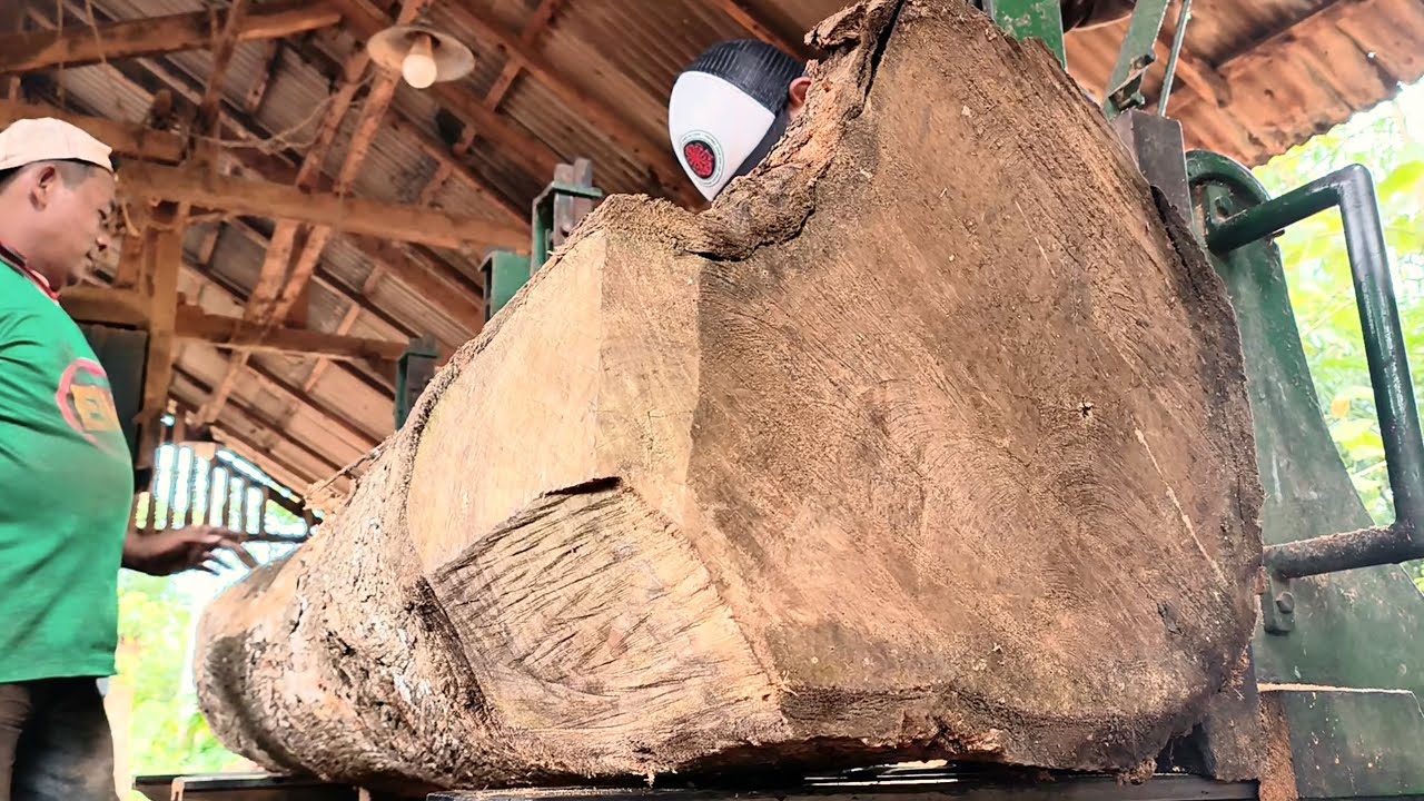 Amazing sawing skills at the Sawmill | Amazing discovery about ancestral heritage, really amazing..