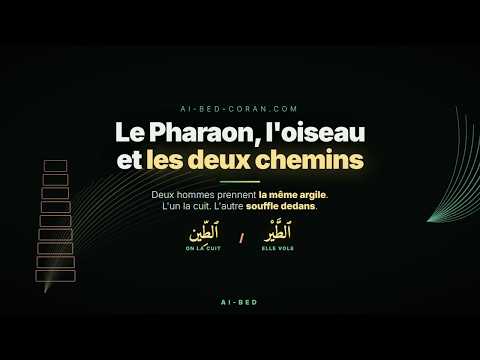 Le Pharaon, l'oiseau et les deux chemins