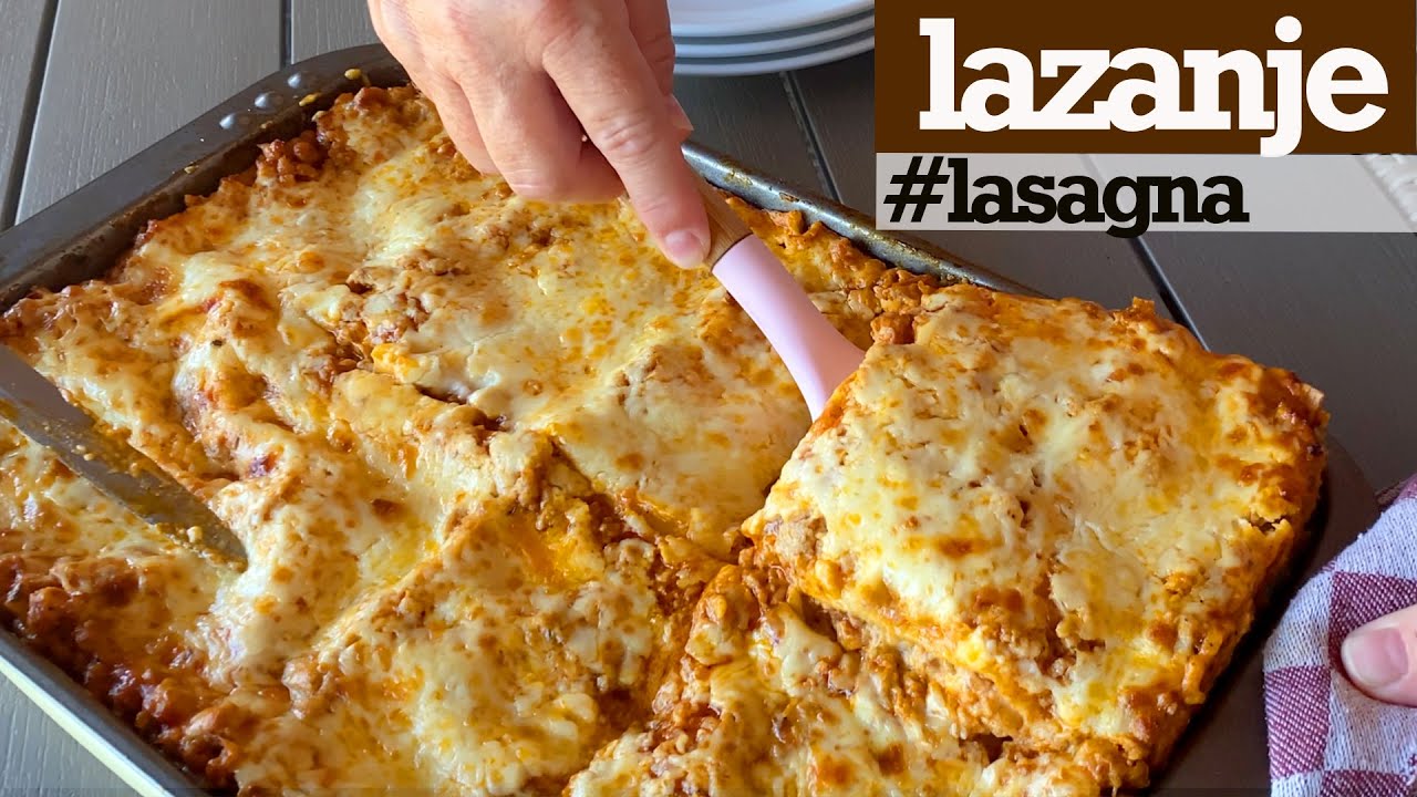 Lazanje sa mlevenim mesom i bešamel sosom ♥️